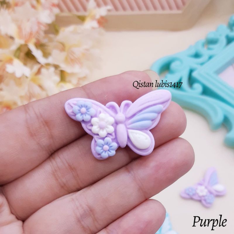 Clay Butterfly Flowers|Clay Butterfly Clay|Butterfly Sweet