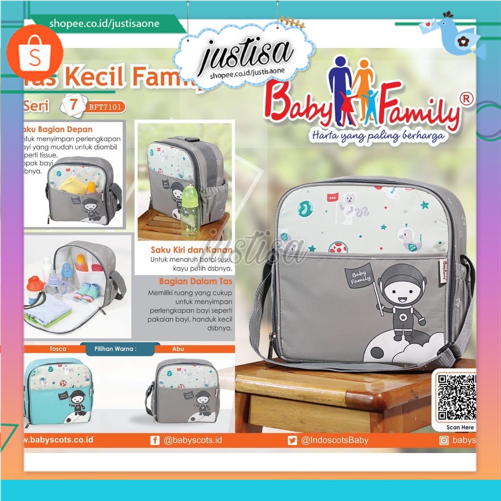 Promo !! Tas kecil Baby Family 7 - BFT7101