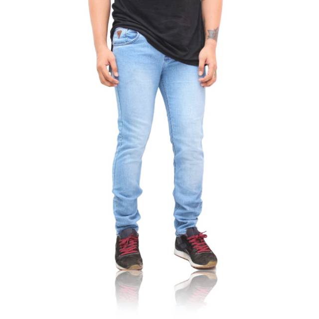 AIRBLACK DENIM TERLARIS / 784 VICTORY celana jeans black panjang skinny semi slimfit cowo / cowok /