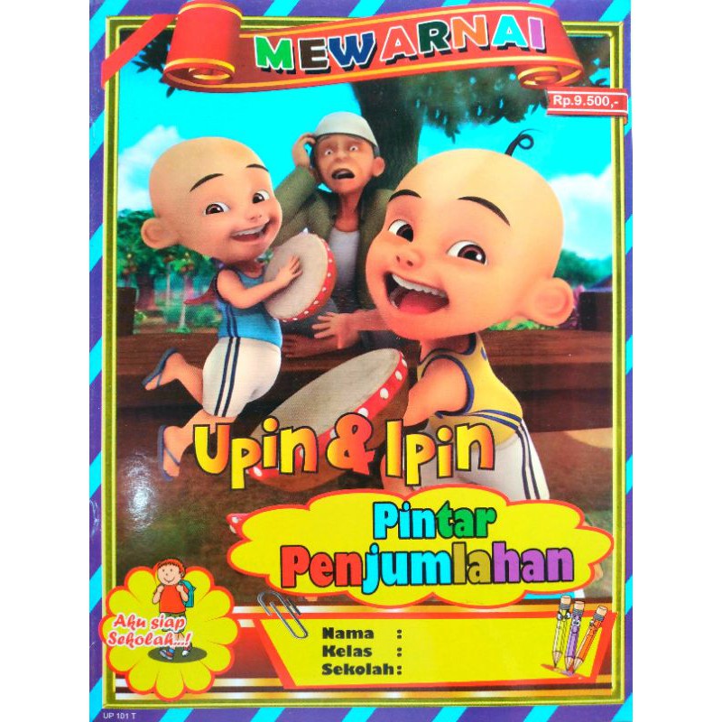 Buku Mewarnai Gambar Upin Ipin Shopee Indonesia