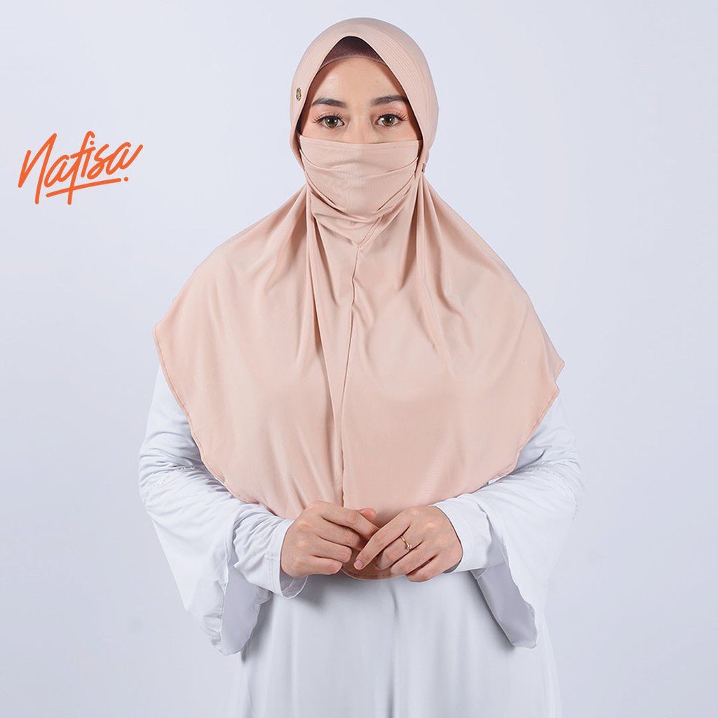 Nafisa Fritania | Hijab Masker Anti Debu | Jilbab Instan Kerudung Niqab