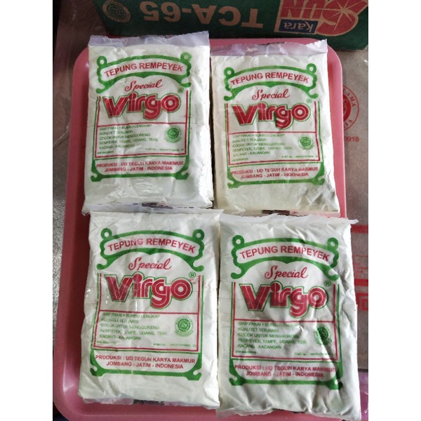 

tepung rempeyek cap virgo per 2pc *BISA INSTAN DELIVERY*