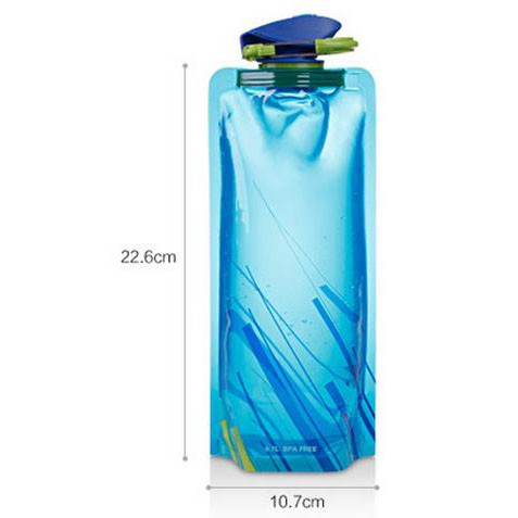 TaffSPORT Botol Minum Lipat 700ml - S29 - Blue