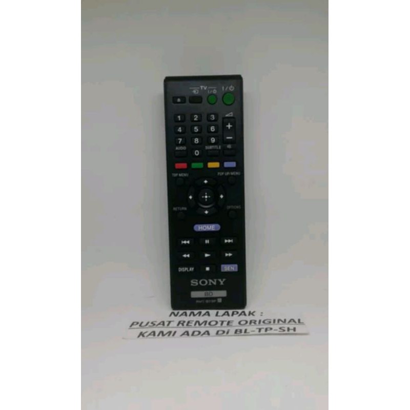 REMOTE REMOT DVD BLU RAY DISC SONY RMT-B119P ORIGINAL ASLI