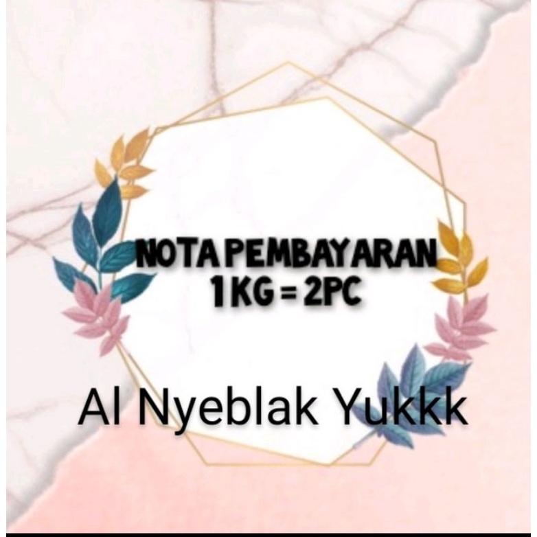 

Nota Pembayaran Live 12.000
