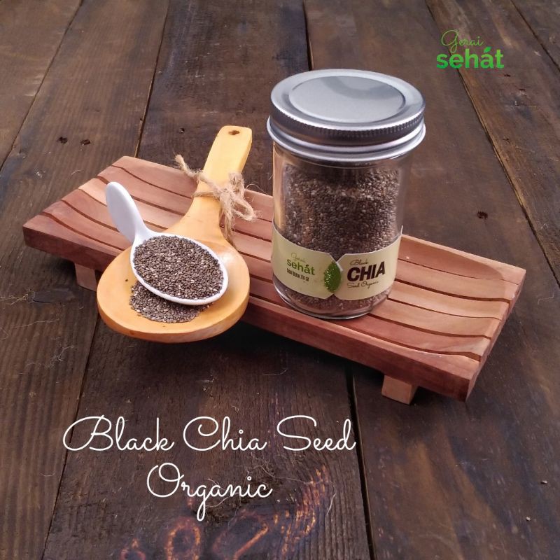 

Black Chia Seed Organic/ Chia Seed/ Chia Seeds/ Chia Seed jar 150 gr