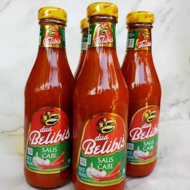 

Saus sambal dua belibis 340 ml botol kaca