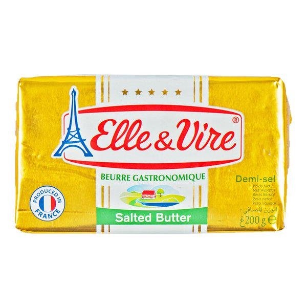 Elle &amp; Vire Butter Packet Salted 200gr