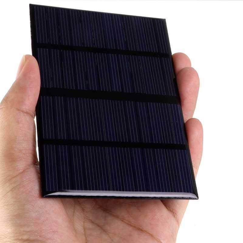 Jual DIY Mini Star Solar Panel 12V 1.5W - CNC85X115-18 - Hitam