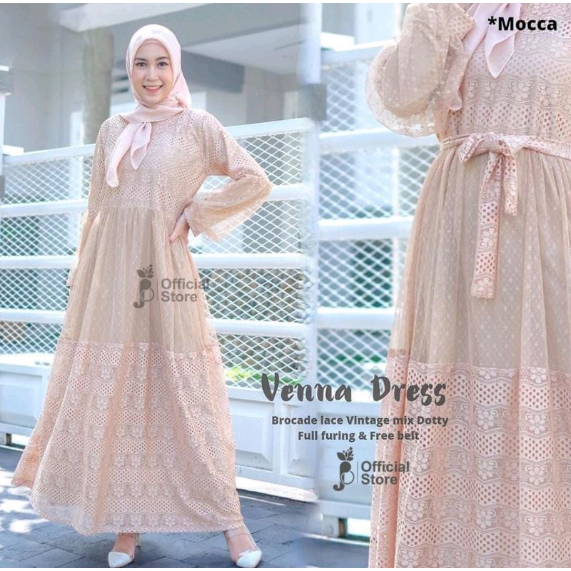 Venna Dress Broklat Apply Tali Gamis Warna Hitam Full Puring Gamis Lebaran Dress Muslim Natasha Gamis Remaja Muslimah Outfit Kondangan Dress Polos Warna Hitam Outfit Bridesmaid Gamis Pengajian Cantik