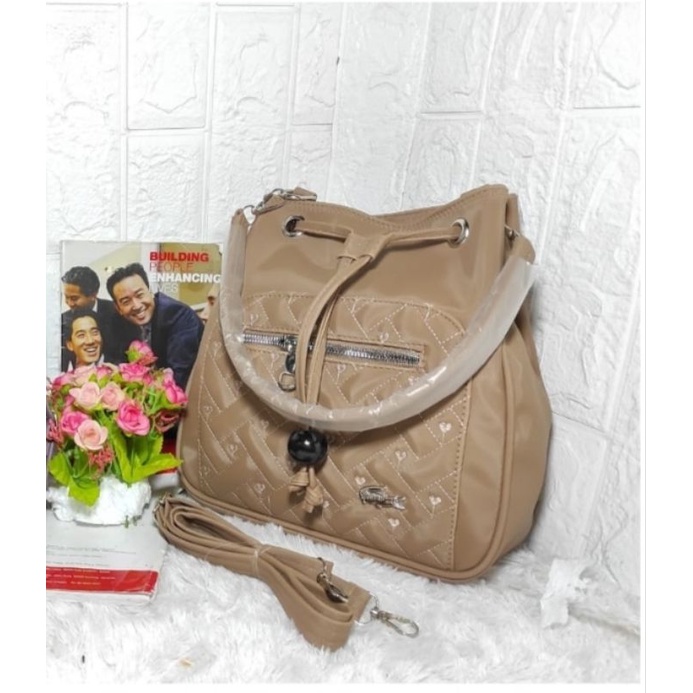 Fashion Wanita Serut Bordir Nilon Super Terlaris