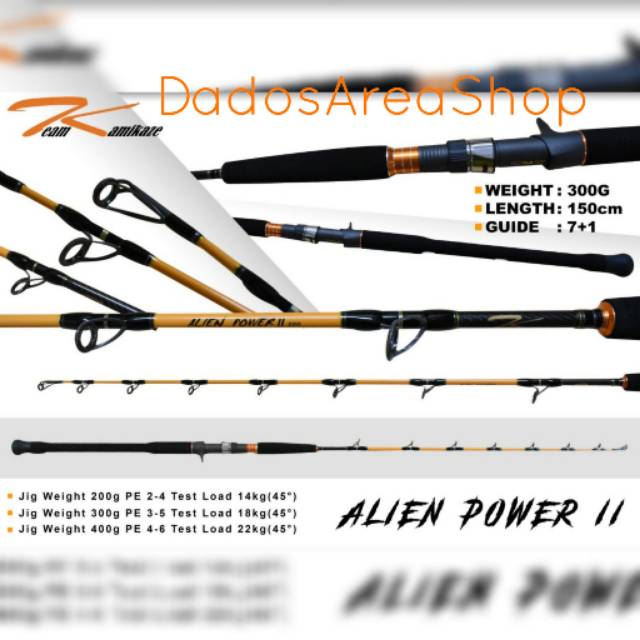 Joran Team Kamikaze ALIEN POWER II Overhead Jigging