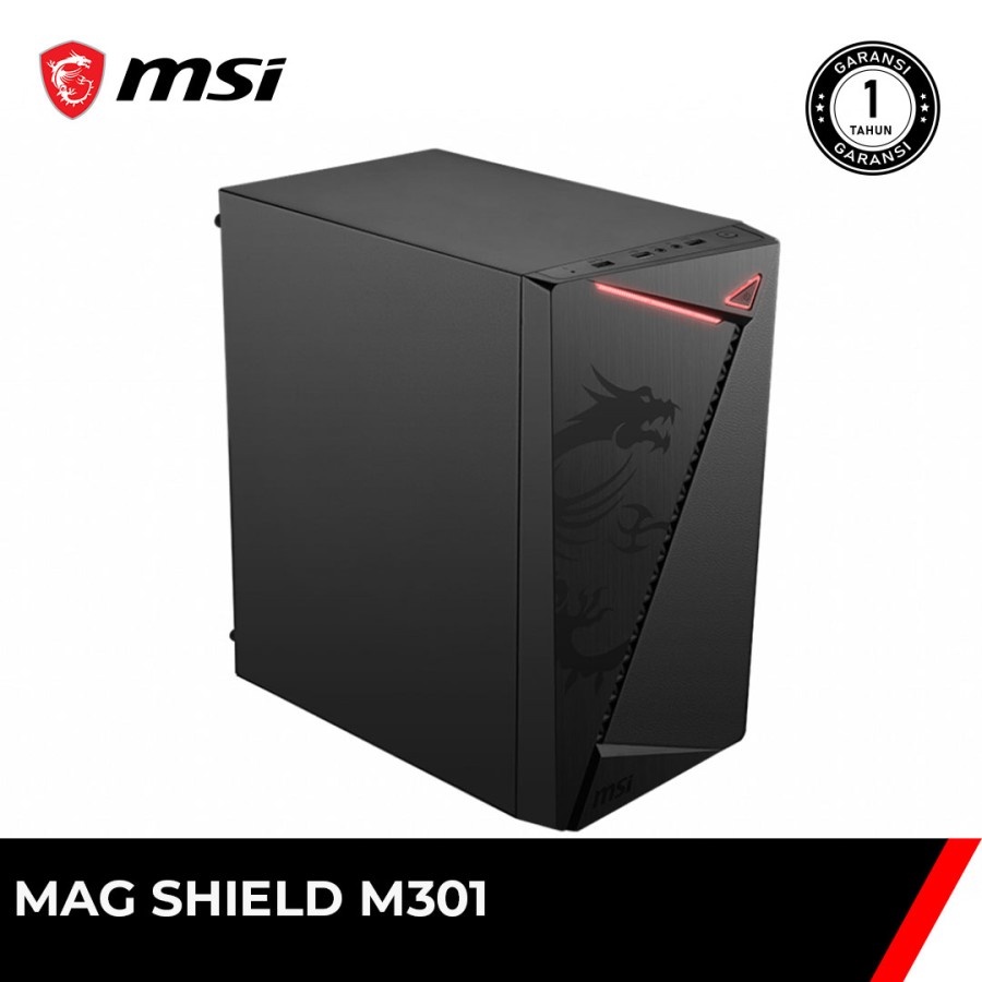 Casing MSI MAG SHIELD M301 Micro ATX, Mini ITX