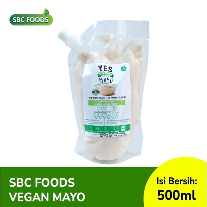 

Cuci Gudang Awal Tahun YES Vegan Mayo Spout Pouch / Vegetarian Mayo / Mayo Vegan 500ml Cuci Gudang Awal Tahun