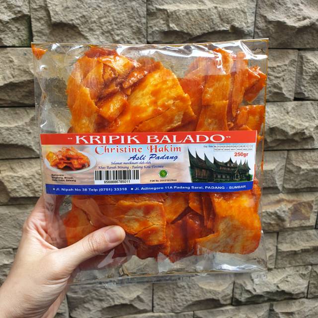 

Keripik Singkong Balado Panjang Christine Hakim Asli Padang