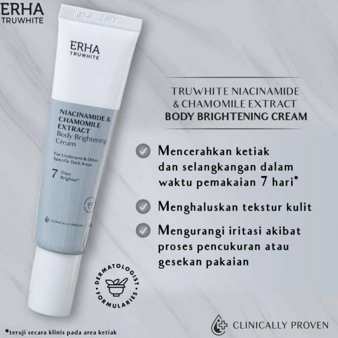 Erha Truwhite Pemutih Ketiak Lutut dan Siku Truwhite Brightening Cream