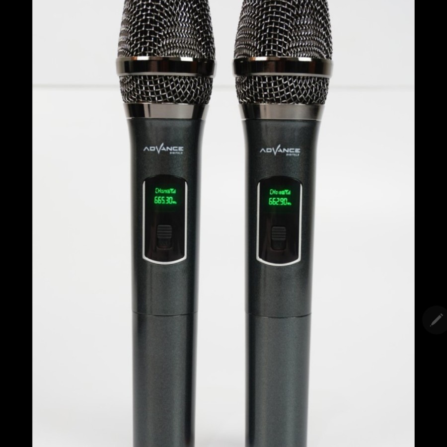 Mic Microphone Wireless Double Advance 202 Mic Digital advance 202 Jos mantap