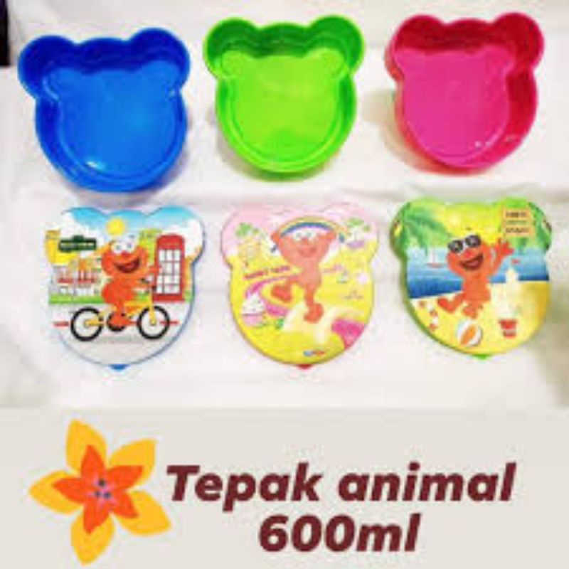 Z7 Kotak Makan Anak Lucu Unik | Tepak Bekal Makanan Anak2 Sekolah | Souvernir Ultah Sovernir Ulang Tahun Hampers hamper | Tromel Bekal Panda Plastik