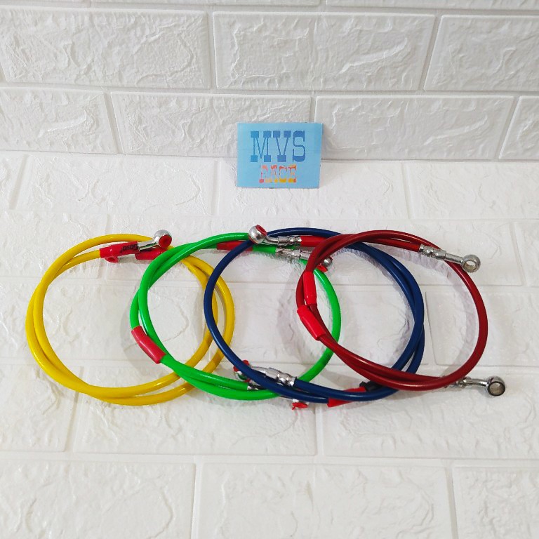 Selang Rem Depan Variasi Panjang 90cm Untuk = Beat, Vixion, Mio J, Lexi, Vario 125 - 150, CB 150 R, 