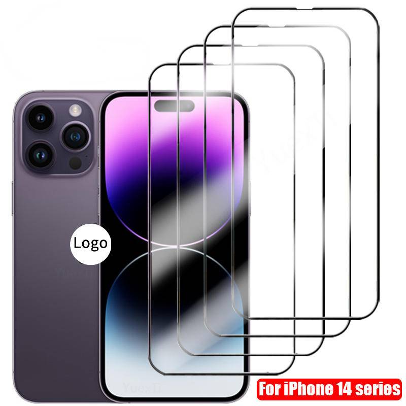 Pelindung Layar Tempered Glass Untuk iPhone 14 13 12 Pro Max Mini 14 Plus 14 Pro 13Pro 12Pro