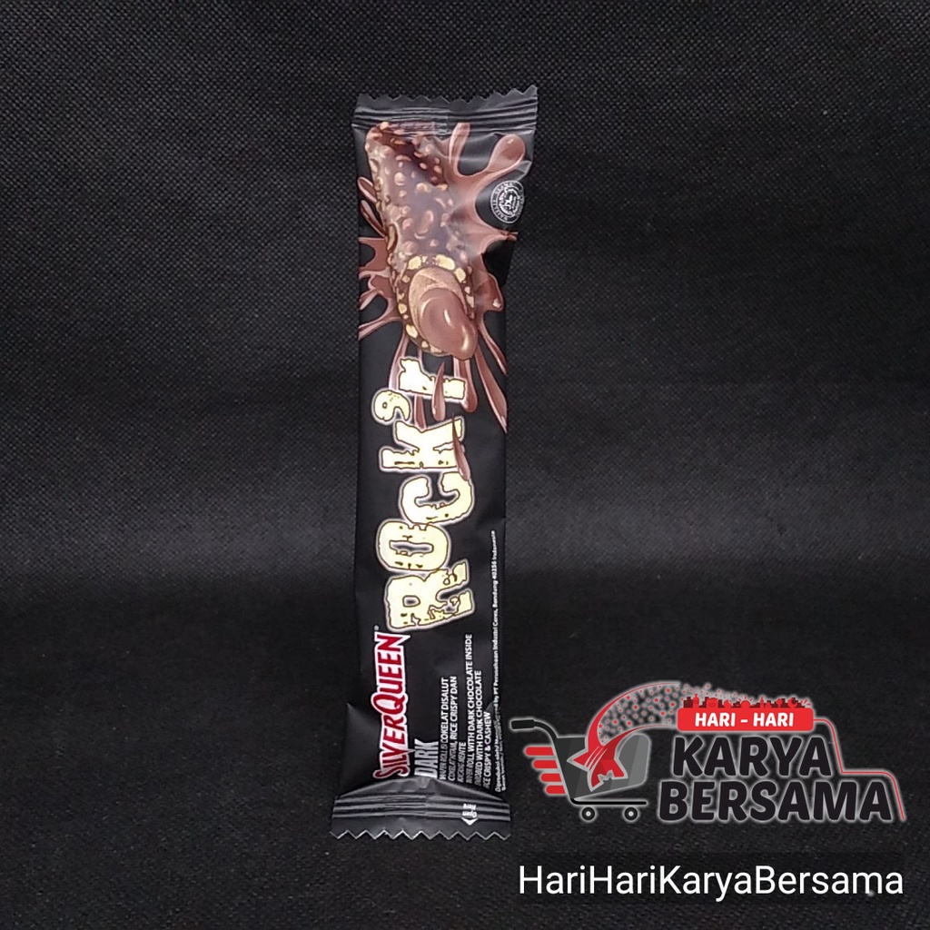 

SILVER QUEEN ROCK'R WAFER ROLL DARK CHOCOLATE 22GR