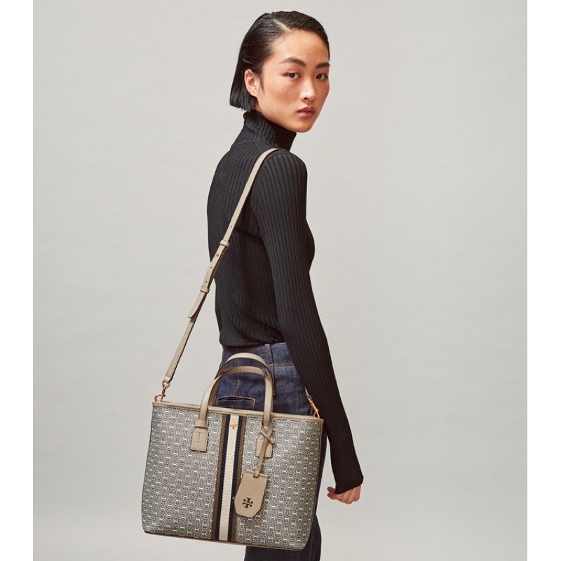 tory burch gemini link small grey heron