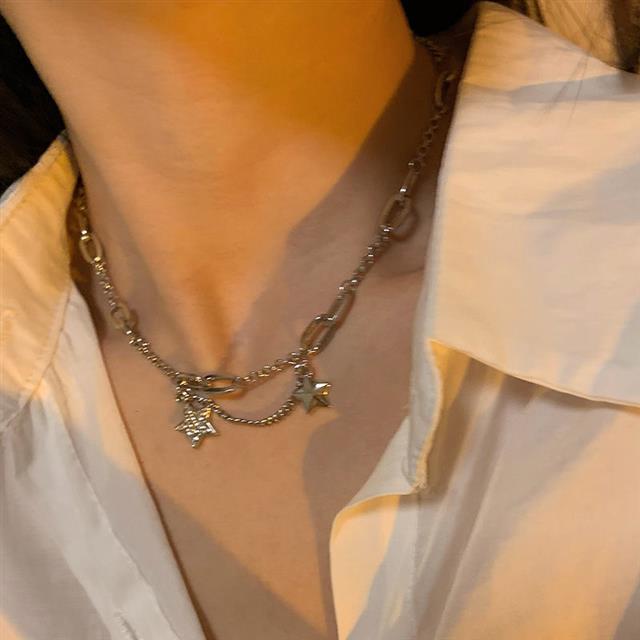 Sweet cool kalung untuk wanita in hip-hop aksesoris niche desain kalung baru trendi dingin hip hop g