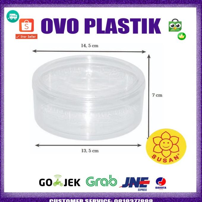 Kualitas terbaik] Toples Kue Kering Lebaran + Free Dus(Harga 1 dus isi 6toples) - SUSAN