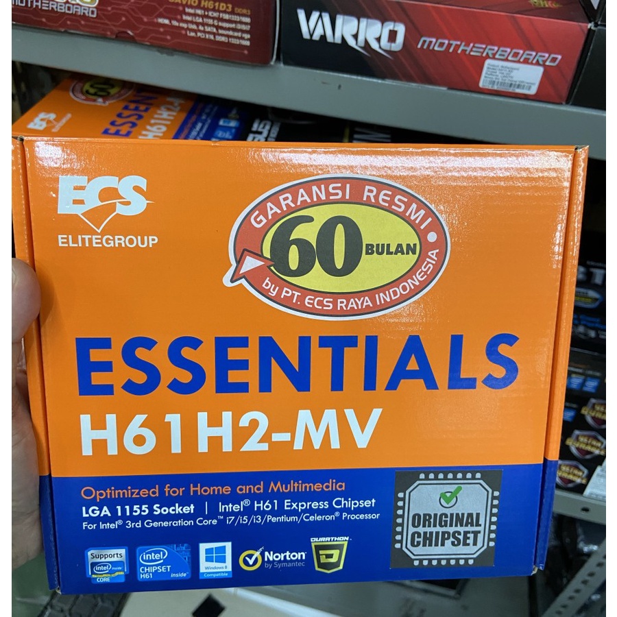 MOTHERBOARD ECS H61 H2-MV LGA 1155