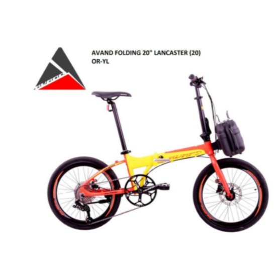 (TERMURAH) Sepeda lipat 20 avand lancaster by united folding bike