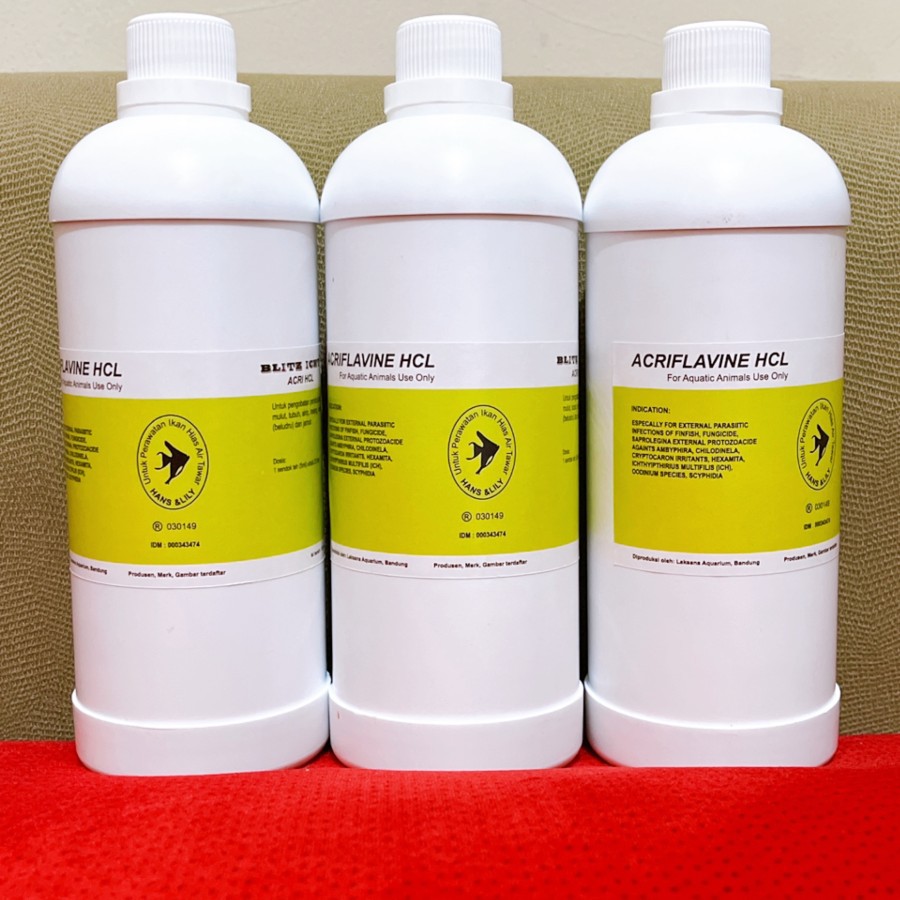 OBAT IKAN ACRIFLAVINE HCL BPC 1 LITER HAN'S & LILY