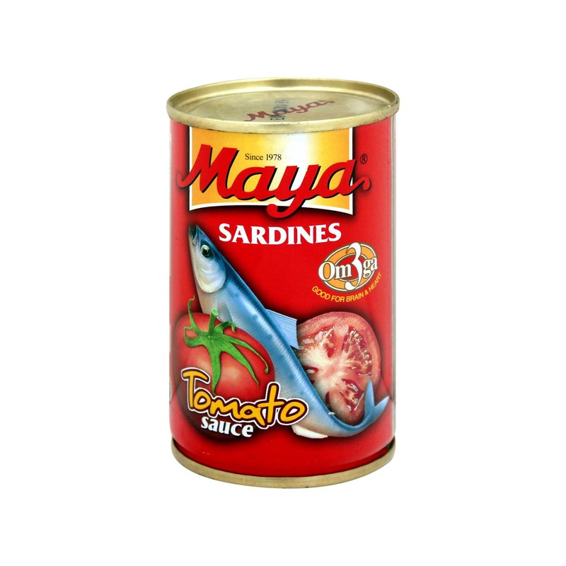 

Maya Sardine In Tomato Sauce 155G