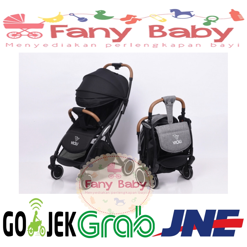 Violi (Grey) Auto Fold Stroller