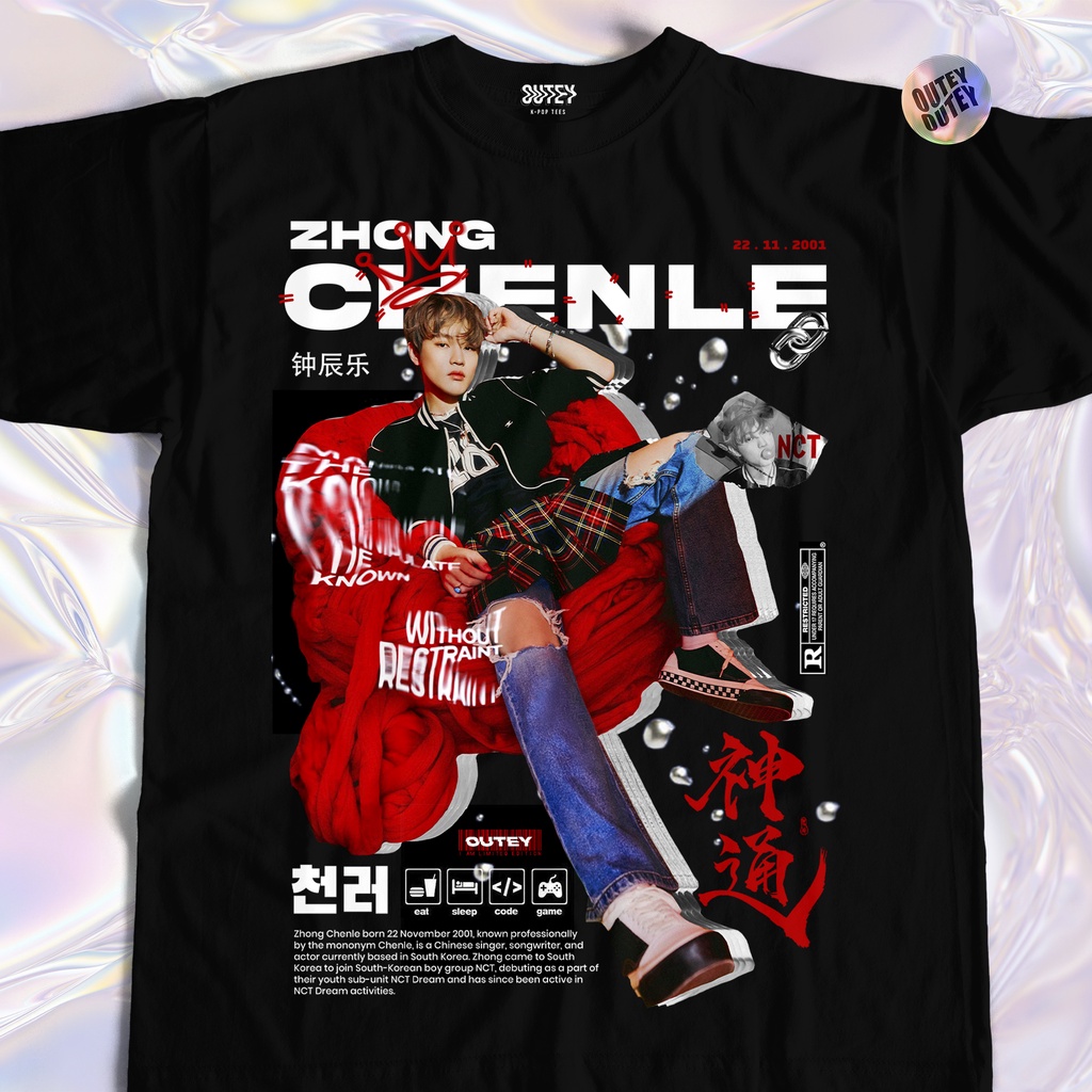 KAOS NCT CHENLE TEE/ TSHIRT BY OUTEY