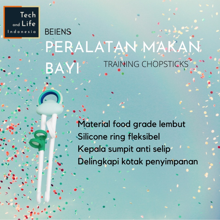 Beiens Baby Training Chopsticks Sumpit Belajar Makan Bayi Anak