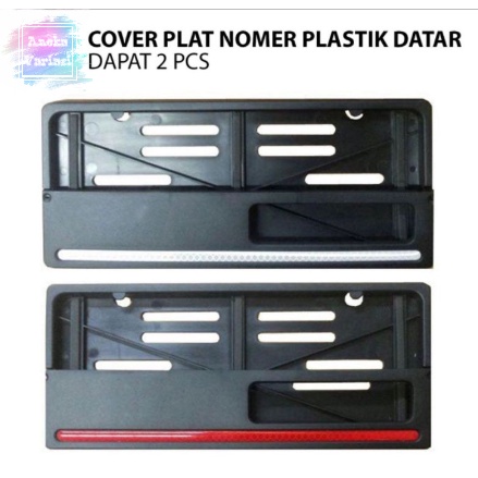 Tempat Dudukan Plat Nomor Motor Cover Plat Nomor Lengkung Besar dan plat AHM