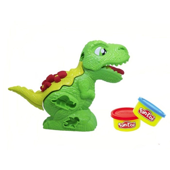 Fun-Doh T-Rex Dinosaurus Hijau