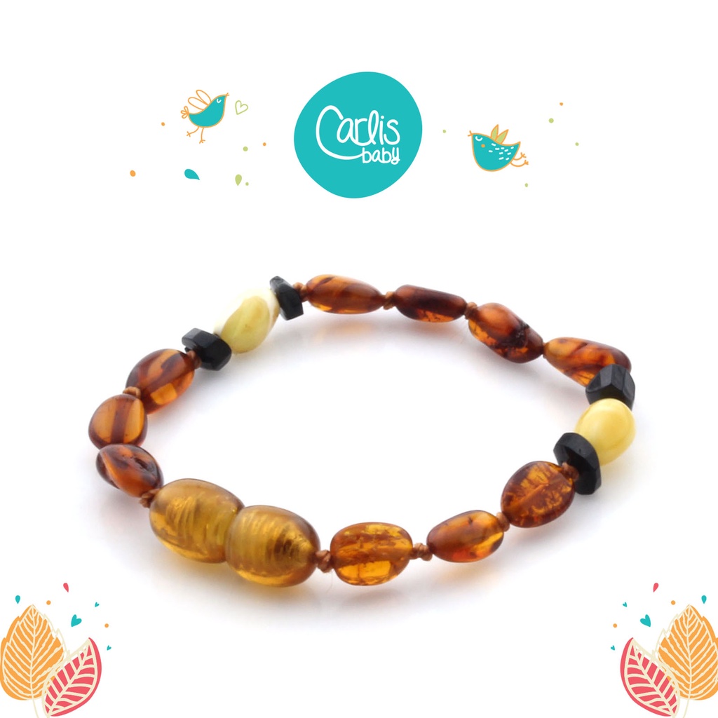 Gelang CE97 Baltic Amber Tumbuh Gigi Bayi