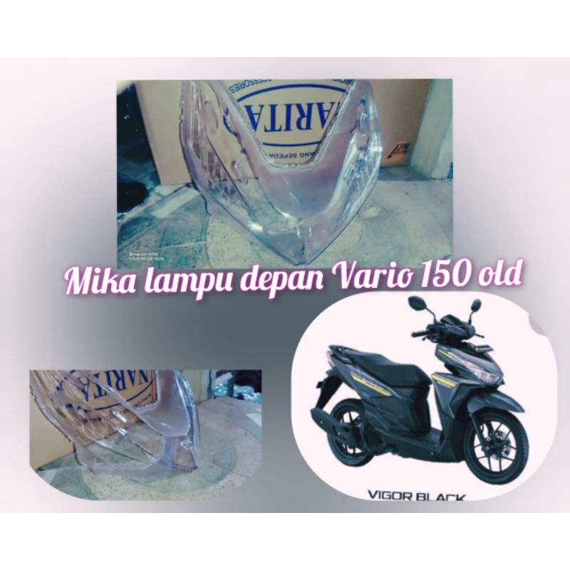 mika lampu depan Vario 150 old