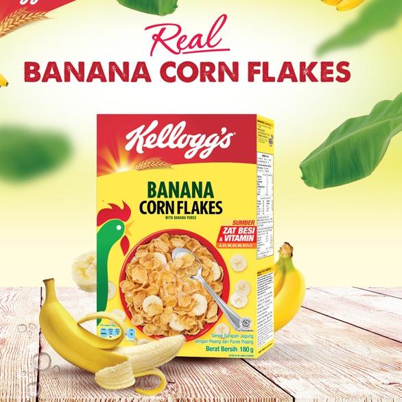 

Recommended Kellogg's Sereal Fruit Banana Corn Flakes 180 gr RO3*