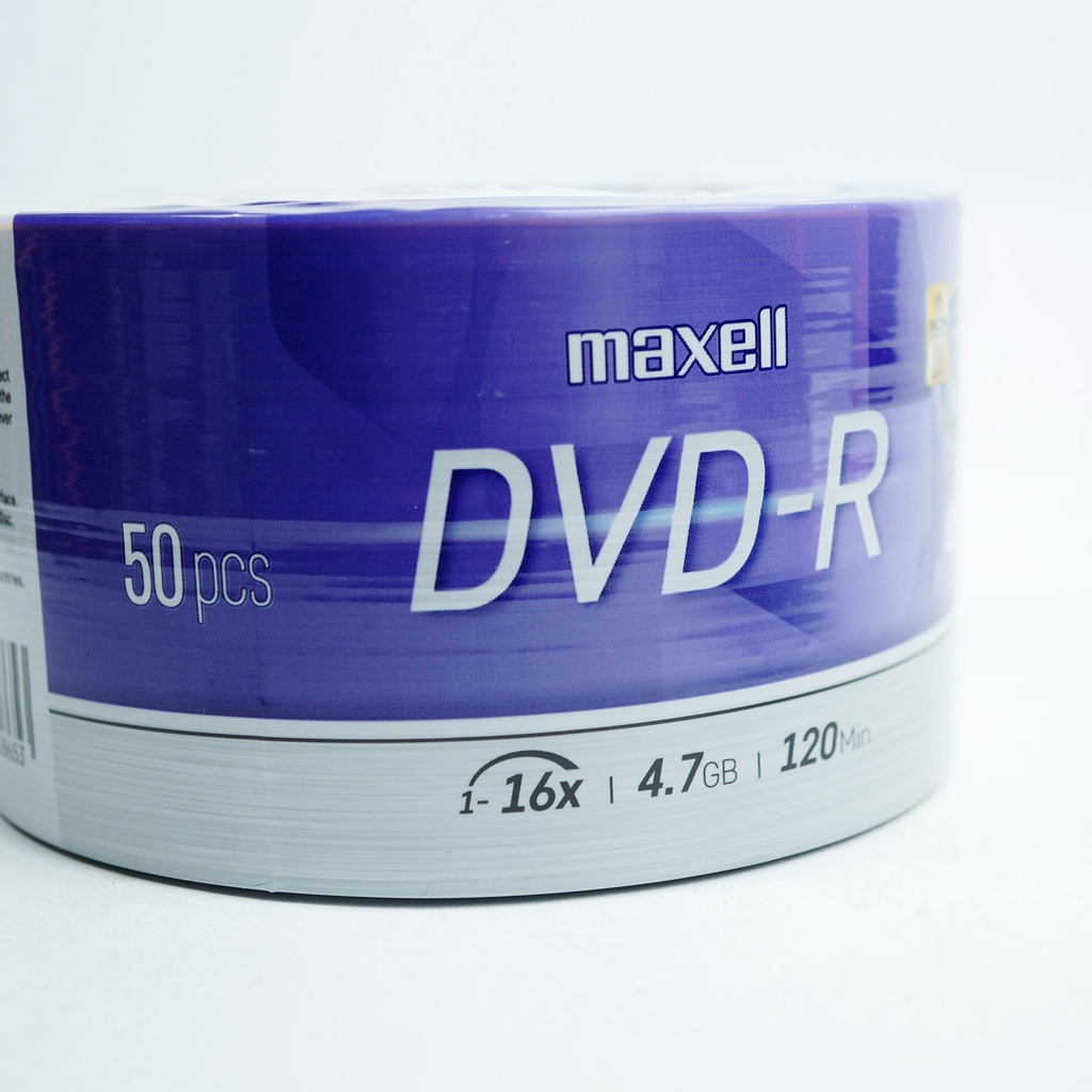 DVD BLANK DVDR MAXELL BIRU DVD-R MAXELL 50 PCS ORIGINAL RESMI