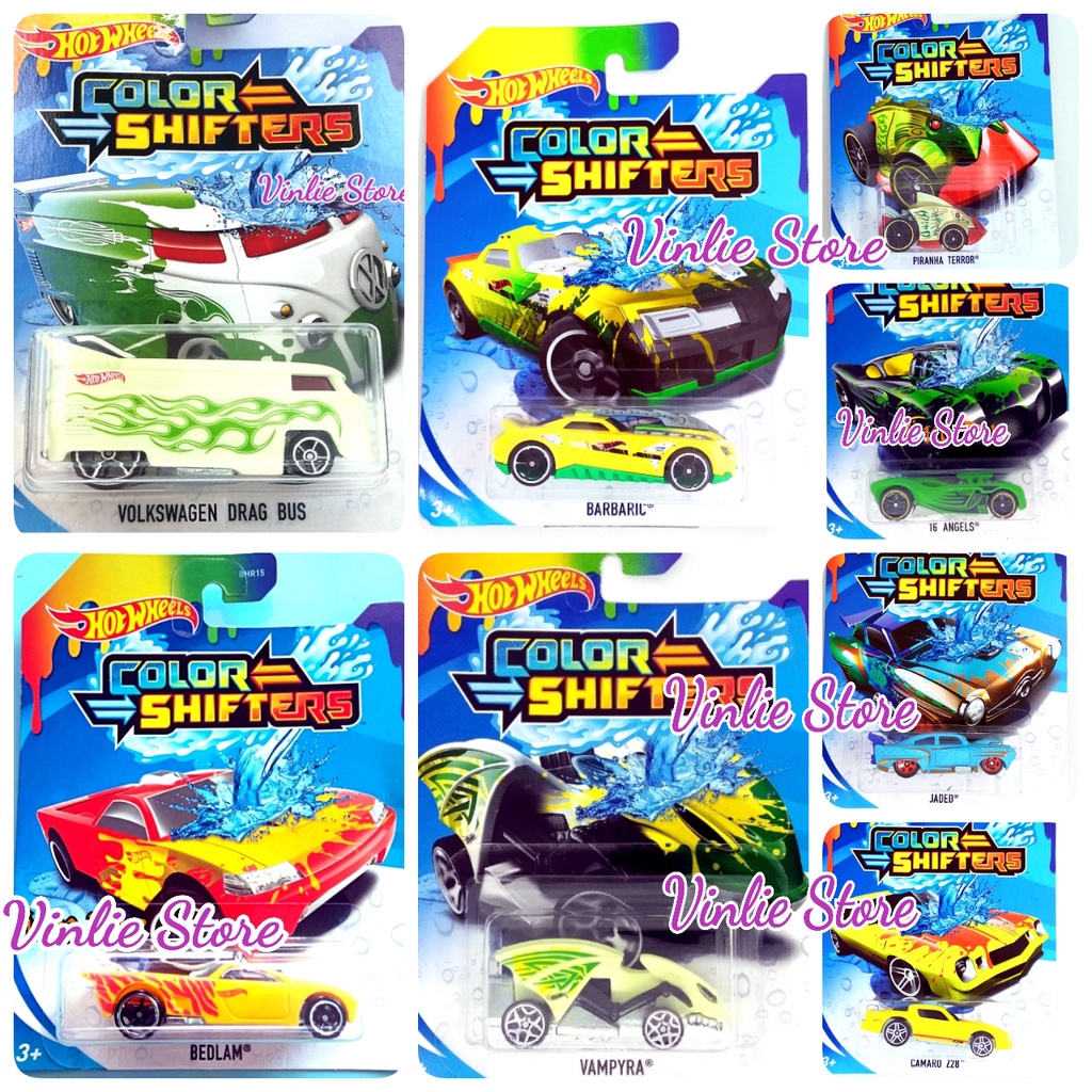 Jual Hot Wheels Color Shifters Hot Wheels Colour Shifters Jaded Vampira Piranha Teror Barbaric 1749