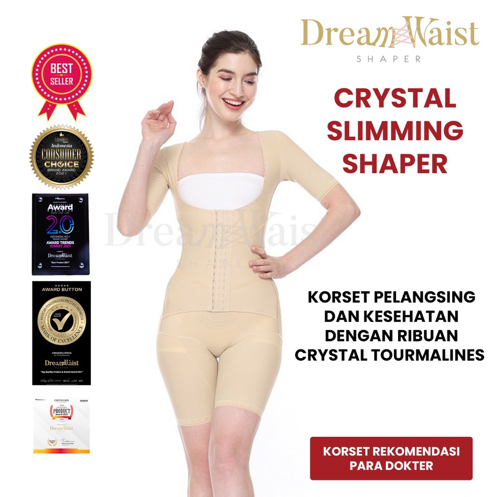 BEST SELLER! KORSET FULL BODY : CRYSTAL SLIMMING SHAPER