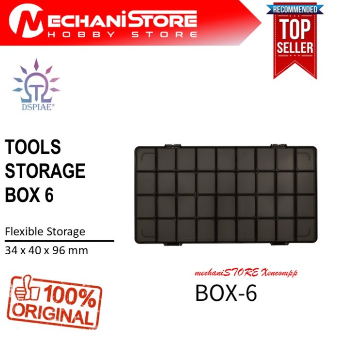 DSPIAE TOOLS STORAGE BOX 6 - TOOL BOX SPARE PART GUNDAM
