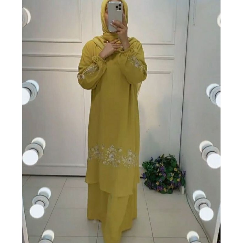 Gamis Malaysia Bordir