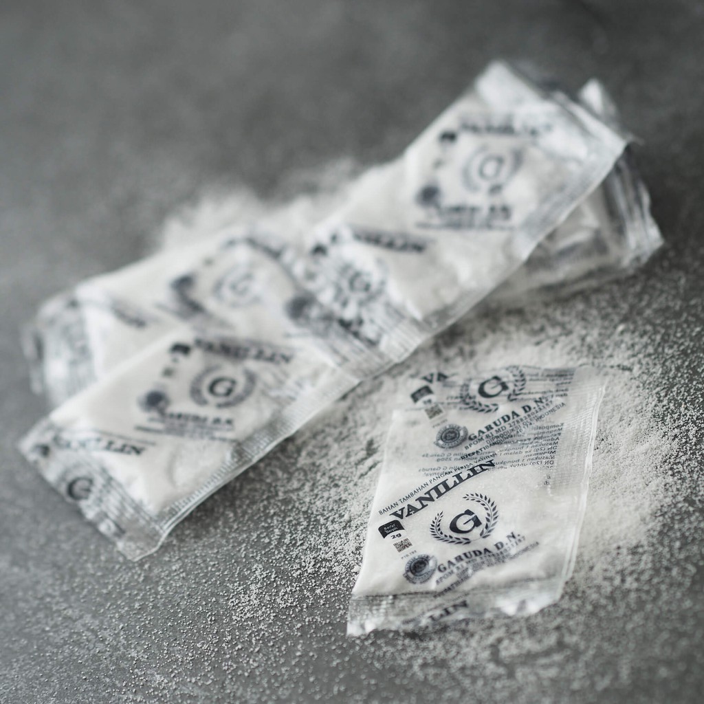 

Perisa Makanan Vanila Garuda 2 Gr [ Isi 10 pcs ] Cap Djepati