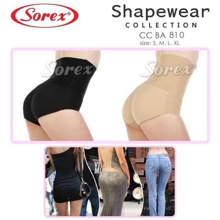 promo Celana Dalam High Waist Korset Pantat Busa Shapewear Bokong SOREX 810 murah kualitas bagus
