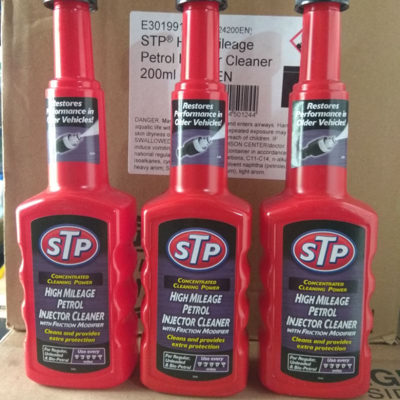 STP mileage petrol injector cleaner mobil motor 200 ml