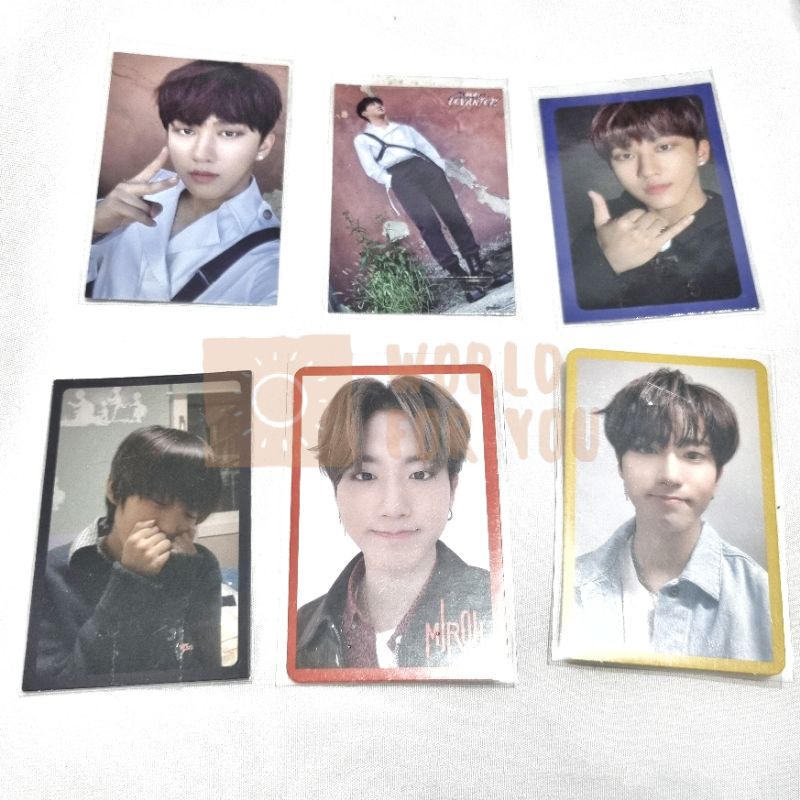 [READY] PC Photocard Stray Kids Changbin Han Jisung Childhood I Am Not Selfie Clé: Levanter Blue Bor