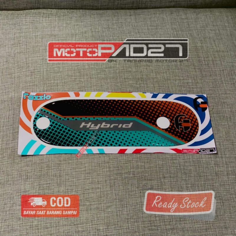 Motopad27 Sticker stiker resin timbul knalpot Yamaha Fazzio Premium